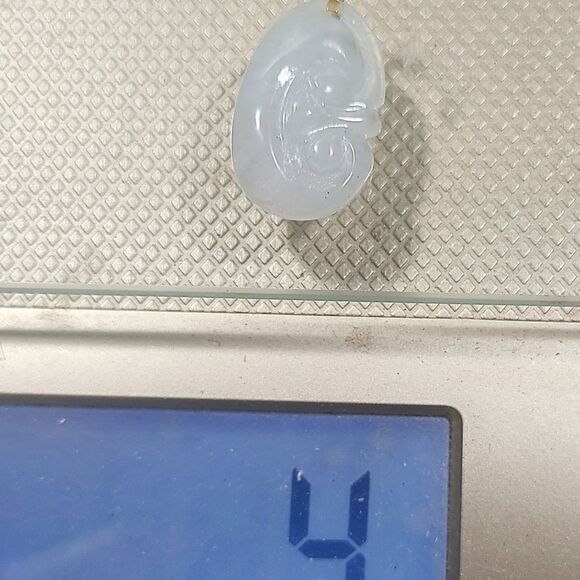 14K Jadeit Necklace - Picture 3 of 3